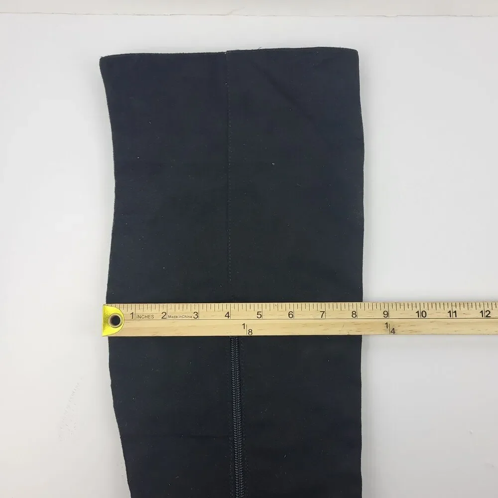 Seychelles Paradise City Women's Fabric Over the Knee Boots Black Size 10